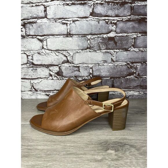 Clarks Brown Leather Casual Ankle Strap Open Toe Sandals Women Sz 8.5M US/39.5EU - Picture 10 of 16
